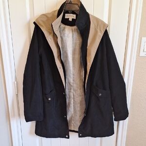 Breckenridge Black and Tan Raincoat